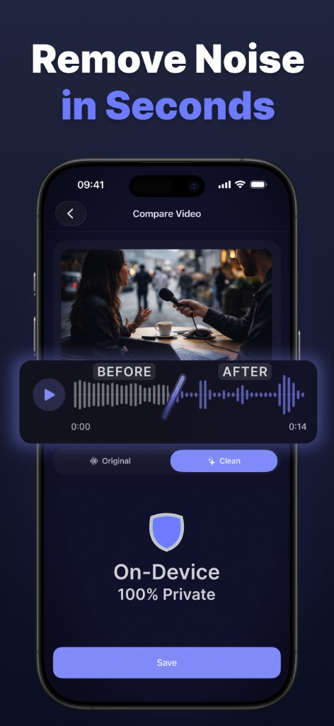 Remove Noise in Seconds